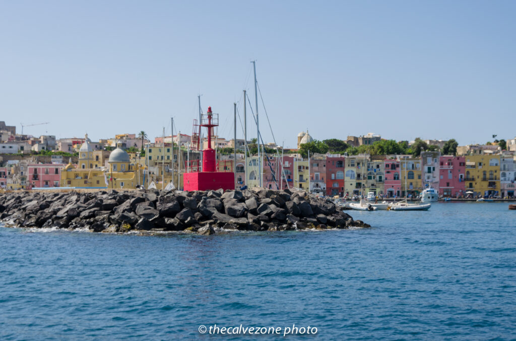 Vista de porto di Procida