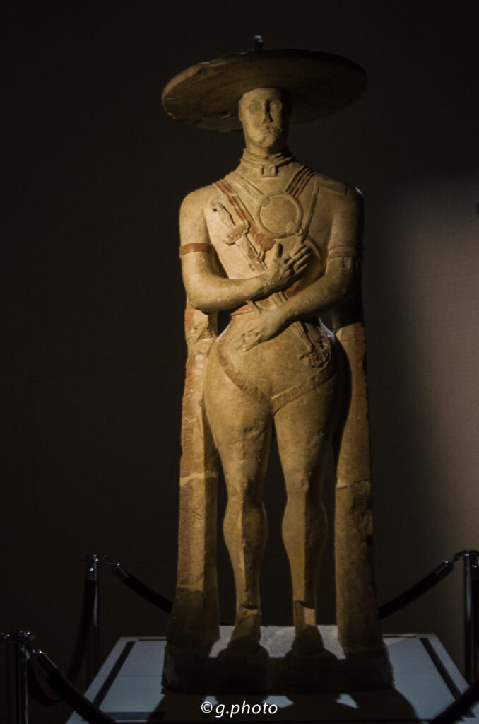 Il Guerriero di Capestrano, presso il Museo Archeologico Nazionale di Chieti. Un momento di alto valore storico culturale di un giorno a Chieti.