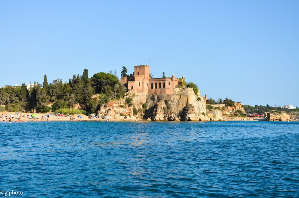 Il castello di ferragudo, dal mare