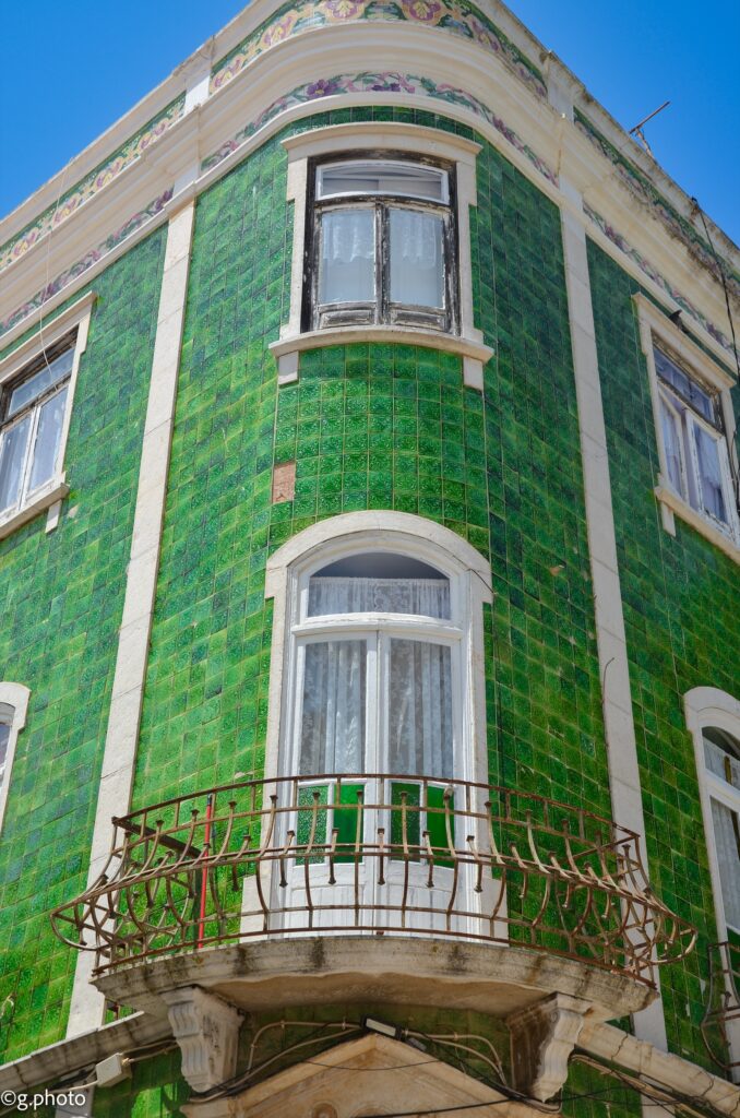 Tipica architettura portoghese in Algarve a Lagos