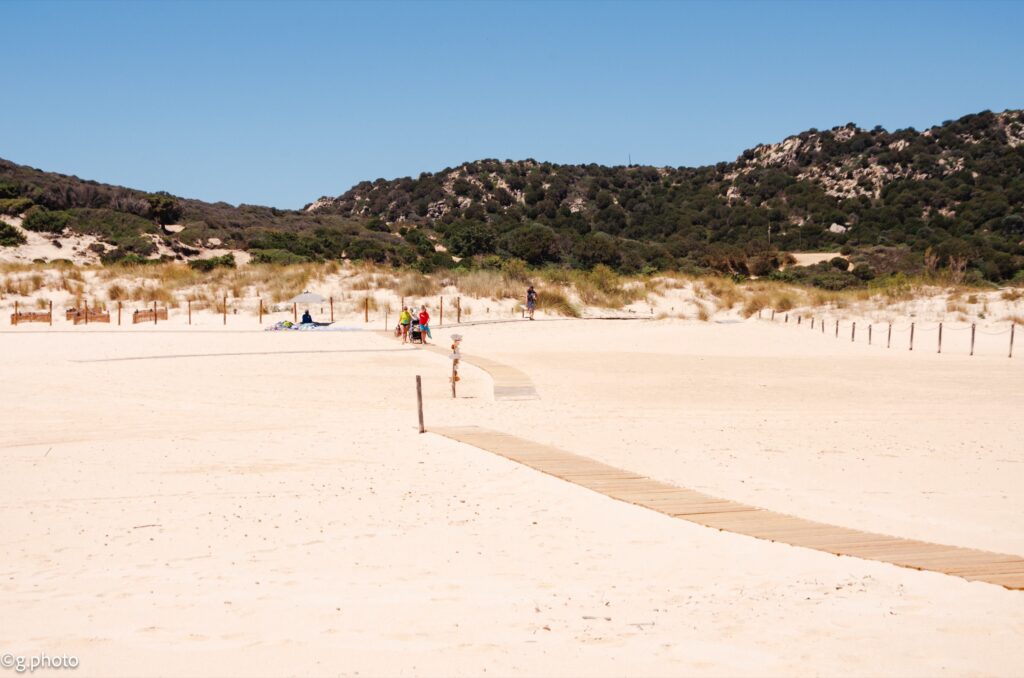 le dune di Su Giudeu, Chia