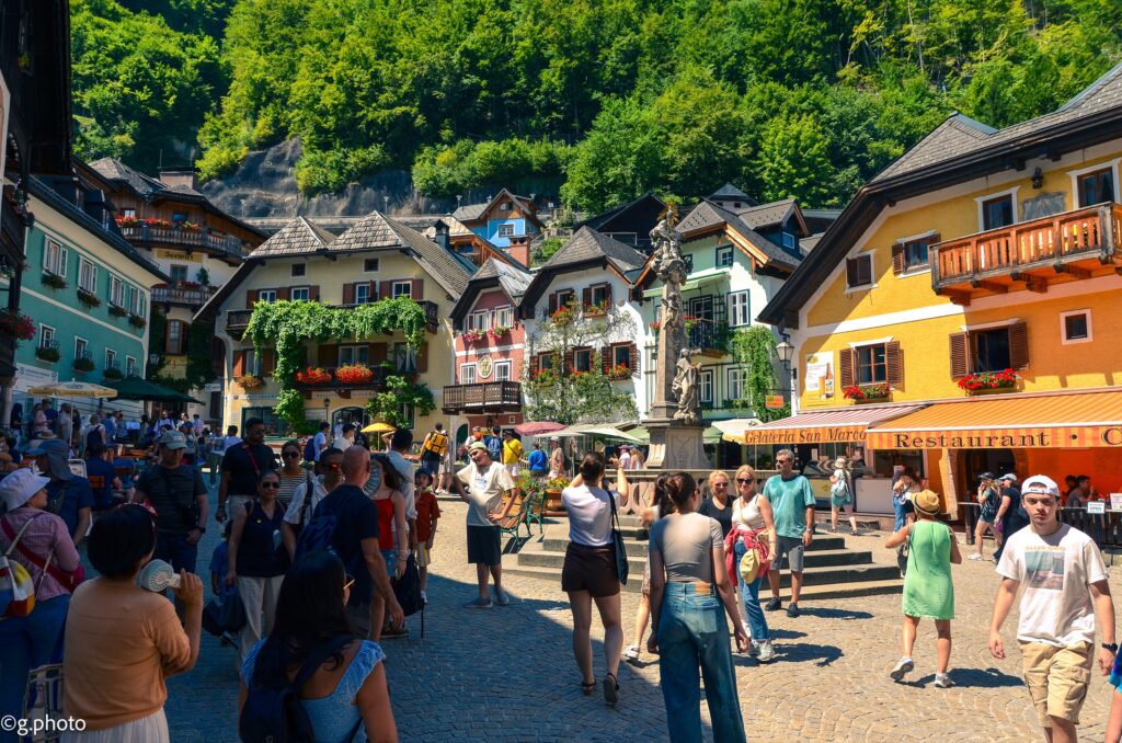 La piazzetta di Hallstatt