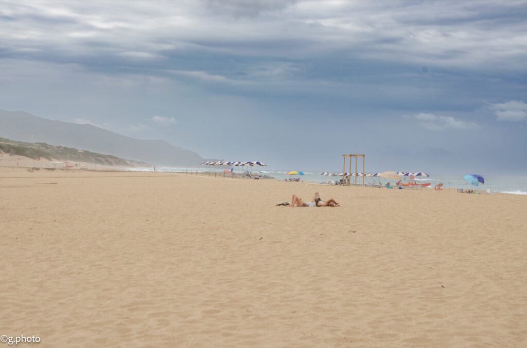 Le dune di piscinas, panoramica della spiaggia