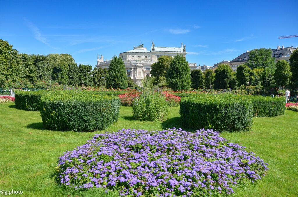 volksgarten, Vienna. i giardini fioriti