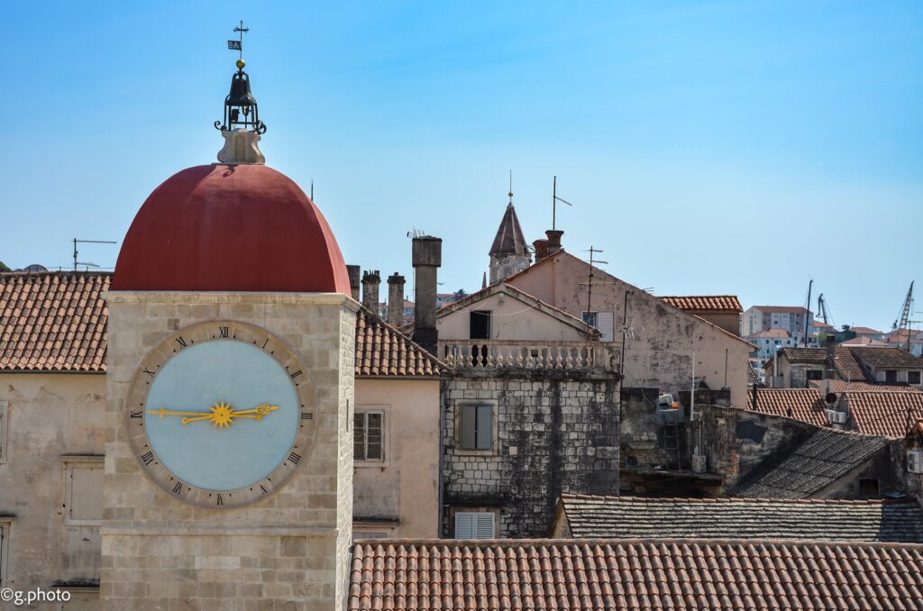 Le cupole ed i tetti di Trogir
