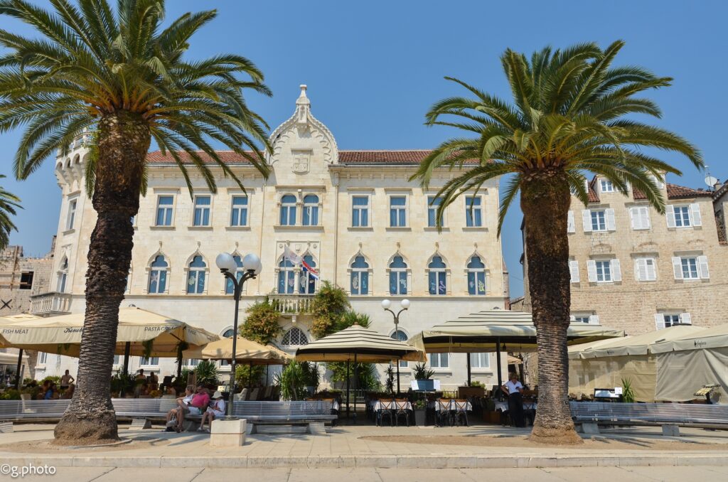 Il lungomare di Trogir