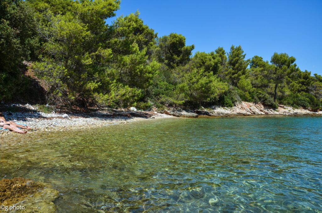 Il mare sull'Isola di Ugljan, di fronte Zara. Una delle cartoline dei 10 giorni in Croazia